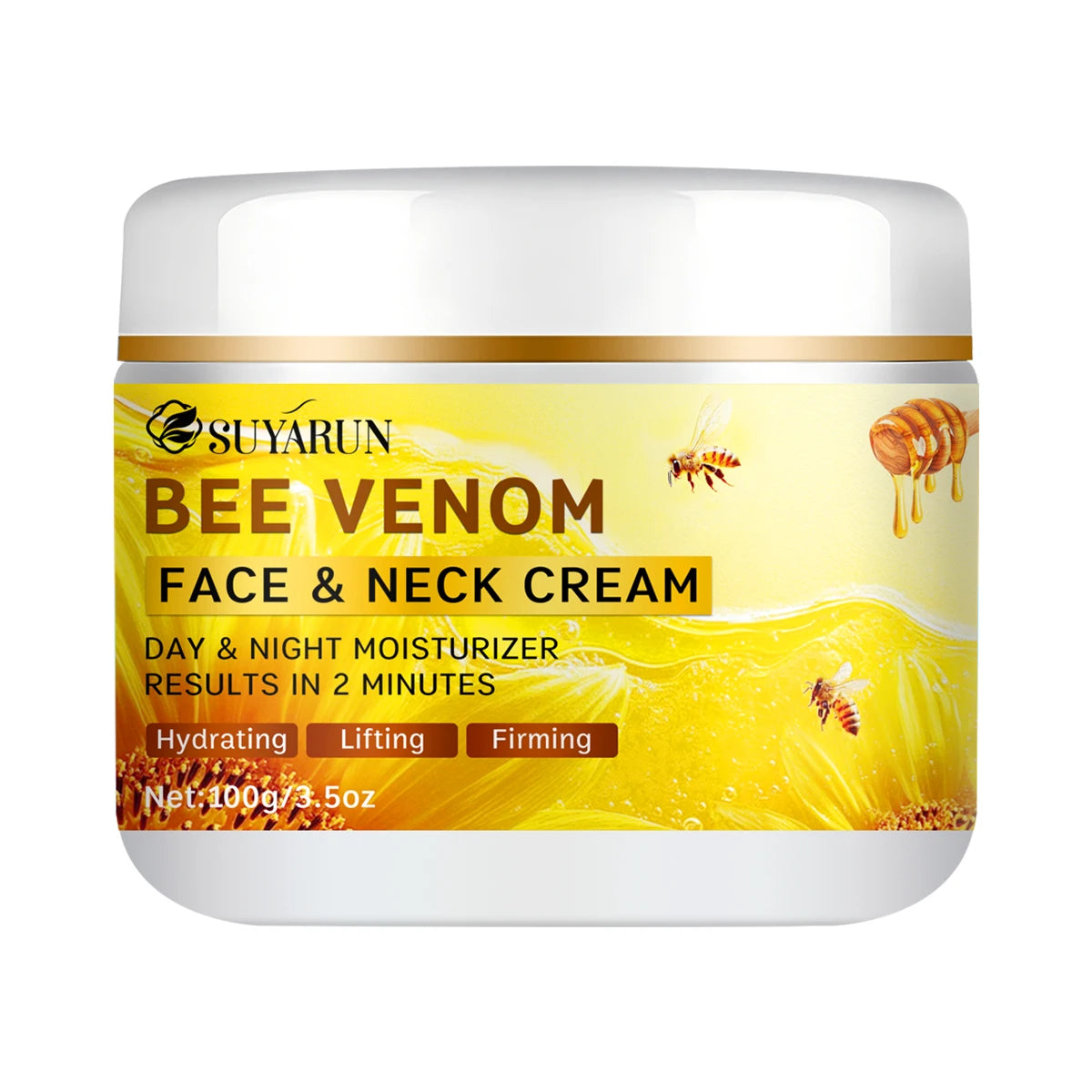 SUYARUN Bee Venom Collagen Anti-Aging Face Cream – Firming & Lifting Moisturizer with 24H Hydration