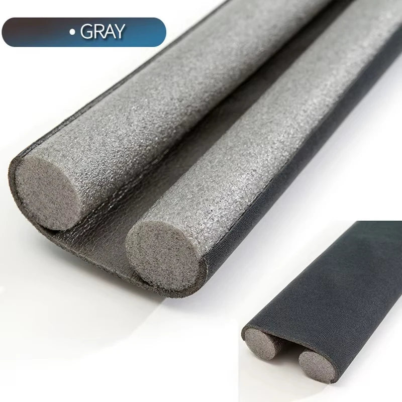 Double-Sided Door Bottom Sealing Strip – Wear-Resistant Leather Draft Stopper | Soundproof, Dustproof, Insect-Blocking, Easy Install