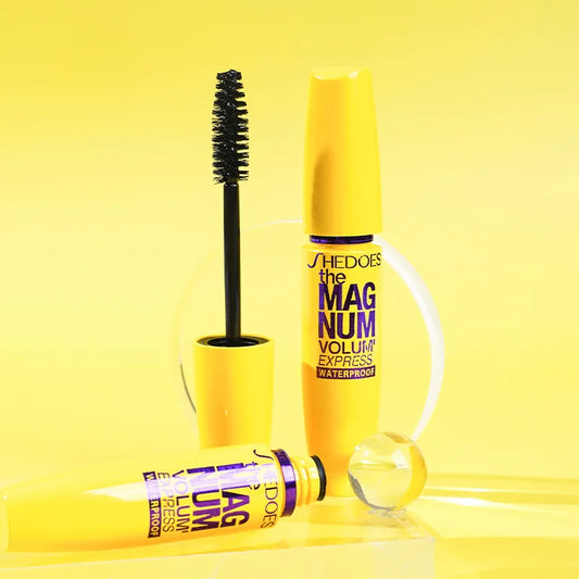 4D Black Fiber Mascara Thickening, Lengthening & Curling Waterproof Mascara
