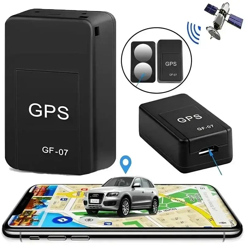 GF-07 Mini GPS Tracker – Real-Time Locator for Vehicles, Cars, Bikes & More | Magnetic, Compact, Remote Monitoring