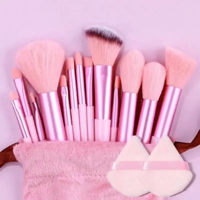 Professional Soft Fluffy Makeup Brush Set – Foundation, Powder, Eyeshadow & Kabuki Blending Brushes