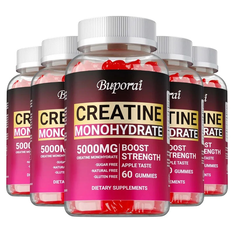 Creatine Monohydrate Gummies – Pre-Workout Creatine for Muscle Building, Energy & Workout Performance