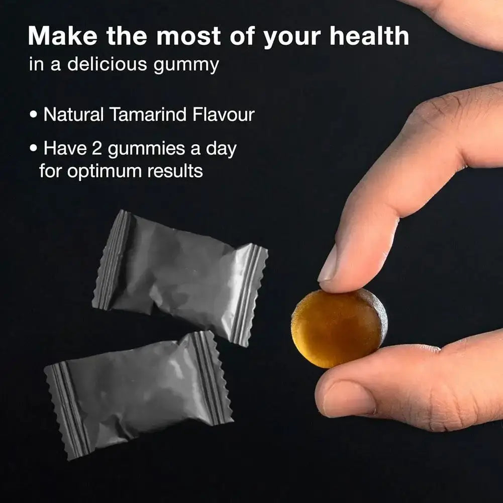 BIYODE Shilajit Gold Gummies – 60 Gummies | Pure Himalayan Shilajit + Black Seed Oil | Vitality, Energy & Wellness Support for Men & Women
