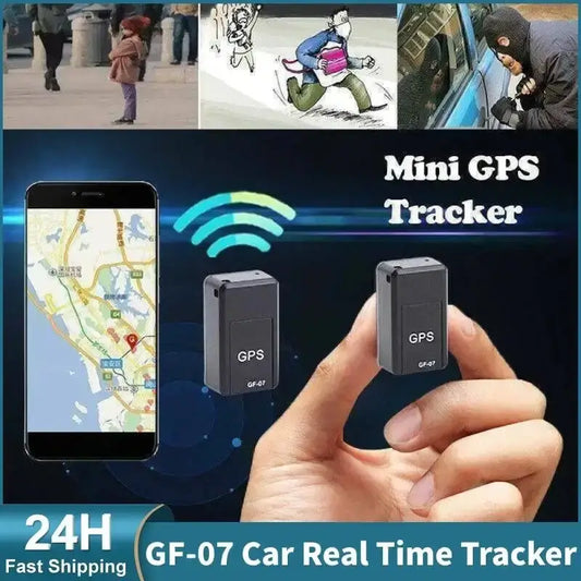 GF-07 Mini GPS Tracker – Real-Time Locator for Vehicles, Cars, Bikes & More | Magnetic, Compact, Remote Monitoring