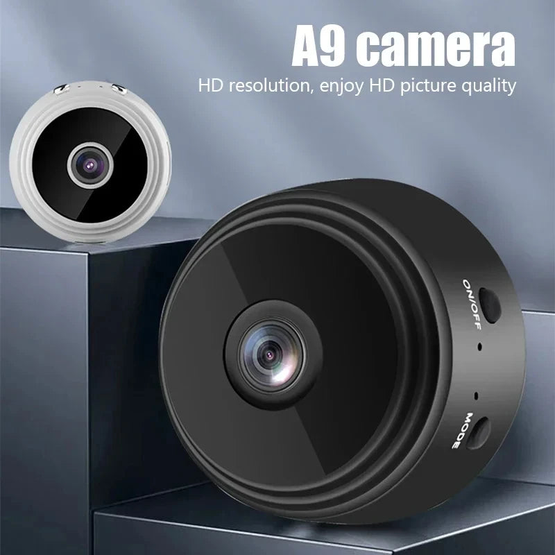 A9 WiFi Mini Camera – Wireless HD Security Video Recorder – Smart Home Monitoring Cam for Babies, Pets, Office & Indoor Surveillance