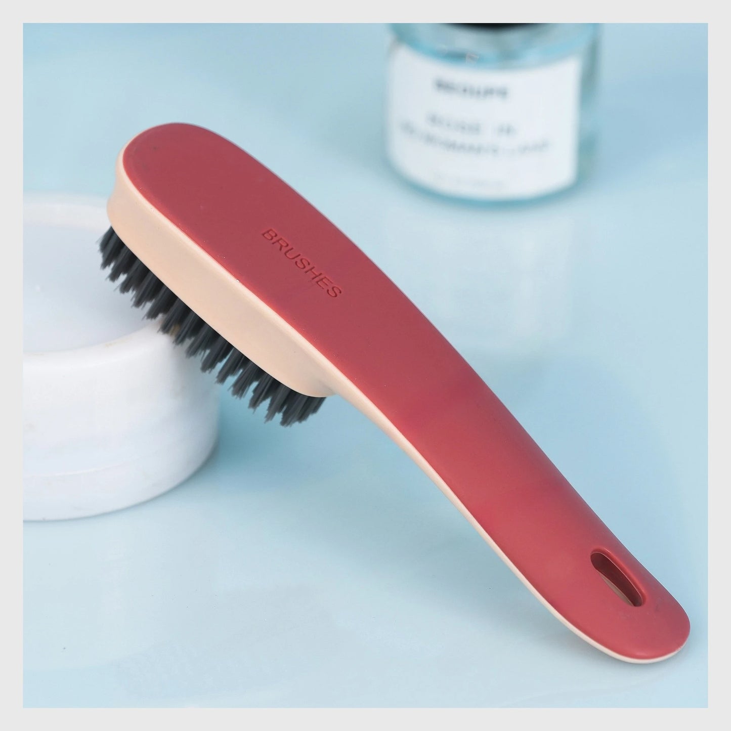 Multi-Functional Shoe Cleaning Brush – Plastic Handle Clothes Scrubber – Durable Bristles for Household, Laundry & Commercial Use – Stain Remover Tool