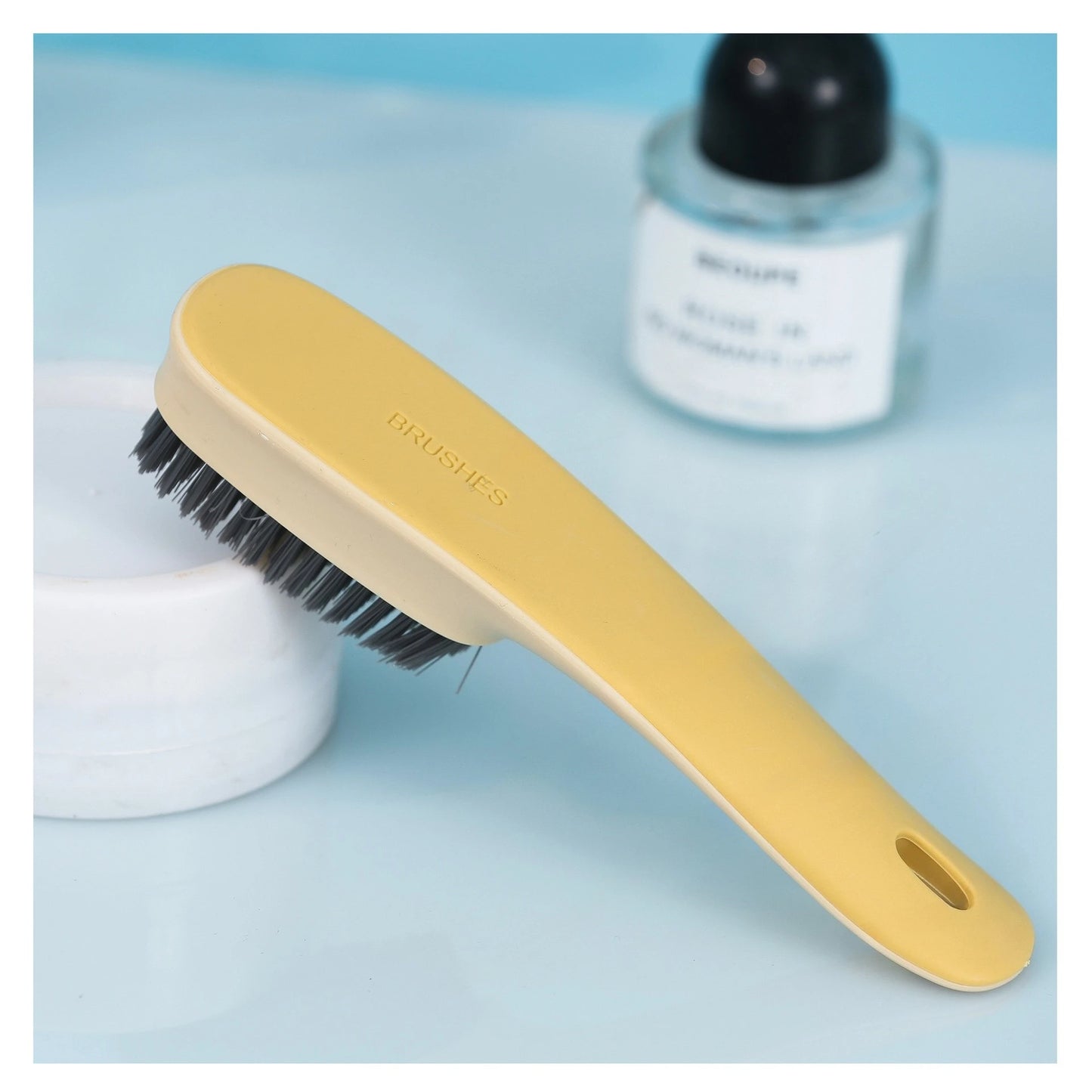 Multi-Functional Shoe Cleaning Brush – Plastic Handle Clothes Scrubber – Durable Bristles for Household, Laundry & Commercial Use – Stain Remover Tool