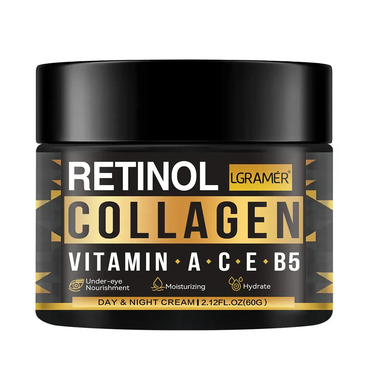 Men’s Retinol Collagen Face Cream – Anti-Aging Moisturizer for Hydration, Wrinkle Reduction & Skin Firming