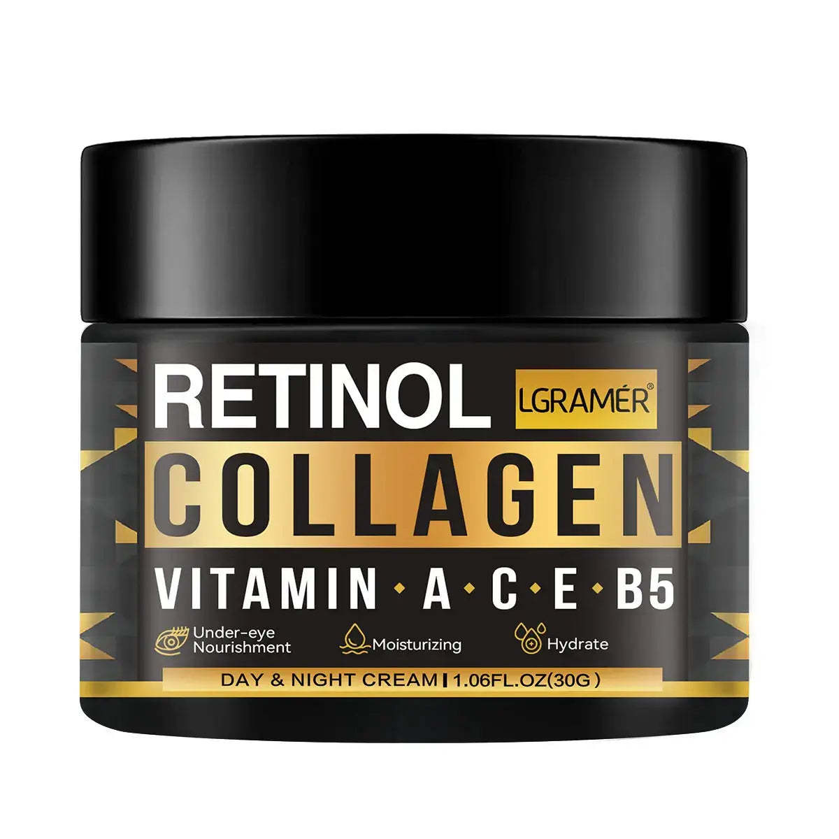 Men’s Retinol Collagen Face Cream – Anti-Aging Moisturizer for Hydration, Wrinkle Reduction & Skin Firming
