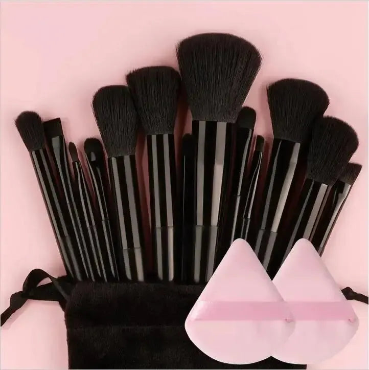 Professional Soft Fluffy Makeup Brush Set – Foundation, Powder, Eyeshadow & Kabuki Blending Brushes