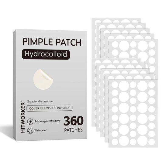 360PCS Invisible Acne Patches – Anti-Inflammatory Pimple Patches for Fast Healing, Absorbing Spot Treatment