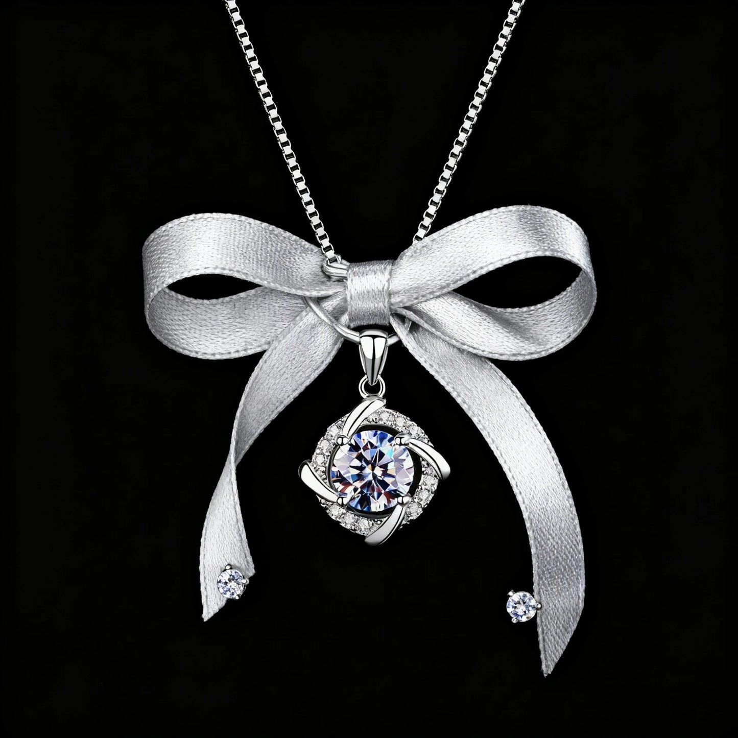 Red Eternal Rose Gift Box with Four-Leaf Clover Pendant Necklace – Birthday & Valentine’s Day Gift for Mom or Girlfriend