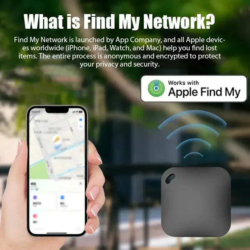 Smart Bluetooth GPS Tracker – Works with Apple Find My, MFi Certified | Anti-Lost Locator for Keys, Pets, Kids & More