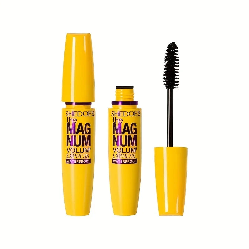 4D Black Fiber Mascara Thickening, Lengthening & Curling Waterproof Mascara