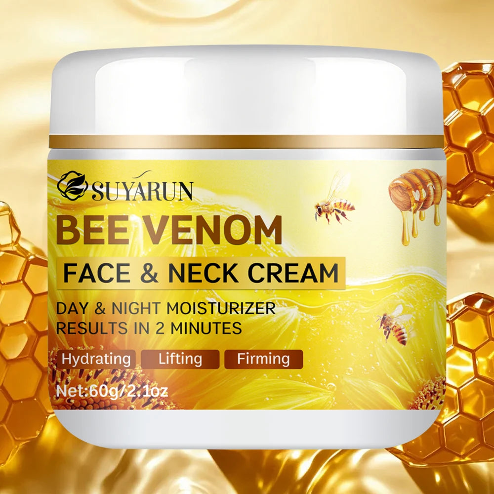 SUYARUN Bee Venom Collagen Anti-Aging Face Cream – Firming & Lifting Moisturizer with 24H Hydration